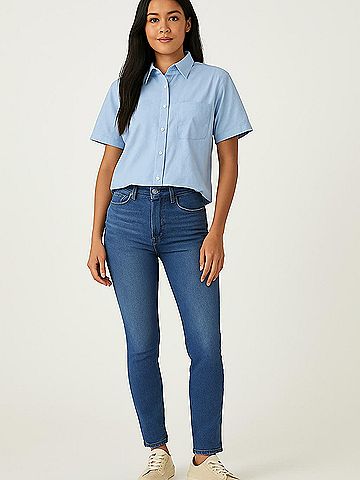 Dickies Short Sleeve Button-Down Shirt (view 2)
