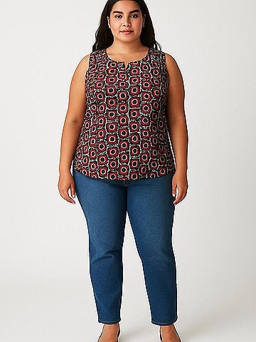 Jones Studio Sleeveless Blouse (view 2)
