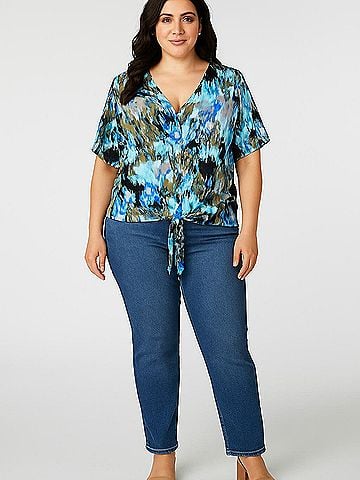 Allison Joy Short Sleeve Blouse (view 2)
