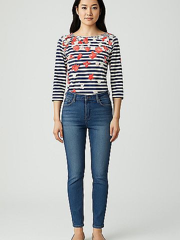 J. McLaughlin 3/4 Sleeve Top (view 2)