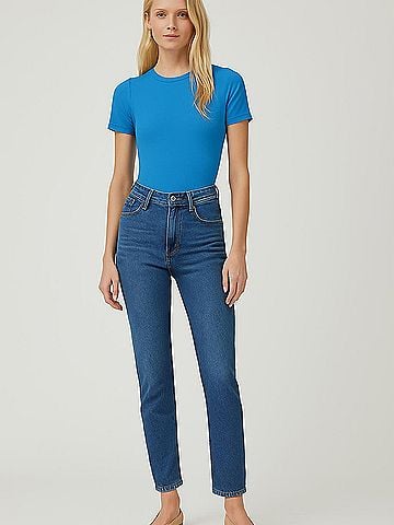 SKIMS Blue Bodysuit Size S