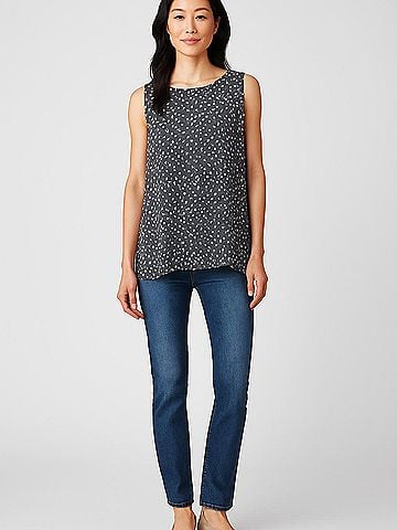 Anne Klein Sleeveless Blouse (view 2)