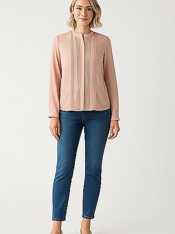 Adrianna Papell Long Sleeve Blouse (view 2)
