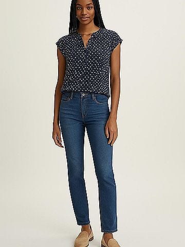Anne Klein Short Sleeve Blouse (view 2)