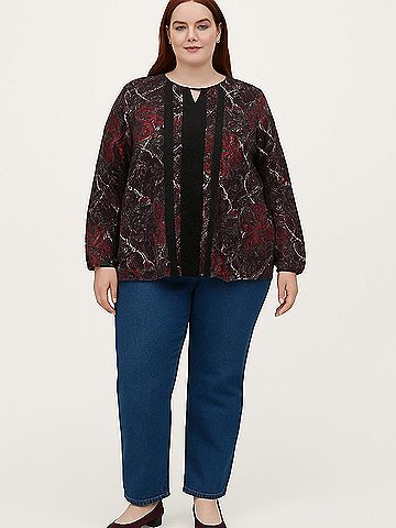 Catherines Long Sleeve Blouse (view 2)