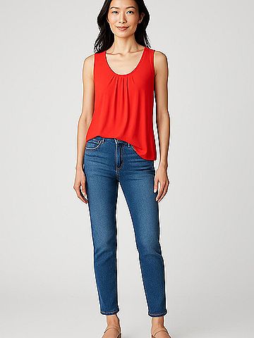 Anne Klein Sleeveless Blouse (view 2)