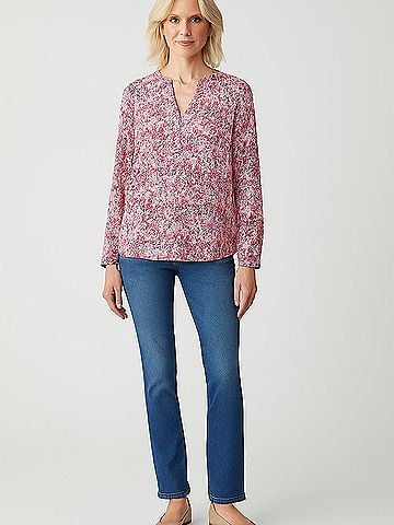 Adrianna Papell Long Sleeve Blouse (view 2)