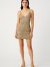 Urban Outfitters Animal Print Tan Cocktail Dress Size M - photo 2