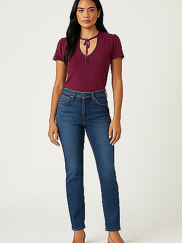 Moda International Short Sleeve Top (view 2)