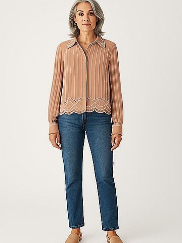 retrofête Long Sleeve Blouse (view 2)