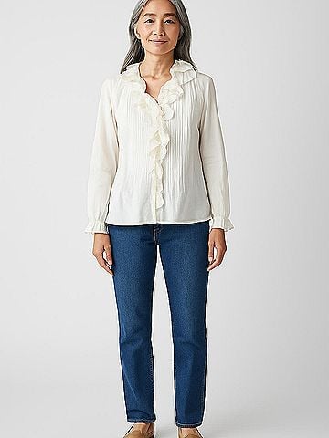 Lauren Jeans Co. Long Sleeve Blouse (view 2)