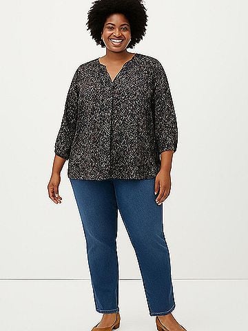 Emily Daniels 3/4 Sleeve Blouse (view 2)
