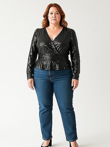 ASTR The Label Long Sleeve Blouse (view 2)