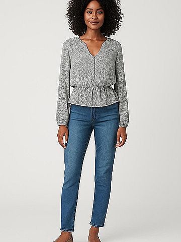 Sienna Sky Long Sleeve Blouse (view 2)