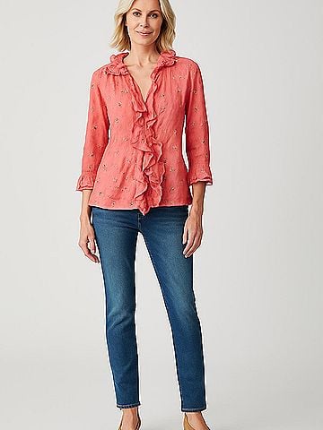 Sundance 3/4 Sleeve Blouse (view 2)