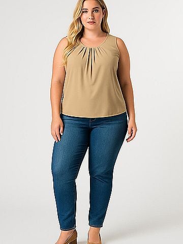 Jones Studio Sleeveless Blouse (view 2)