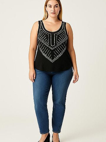 Ecote Sleeveless Blouse (view 2)