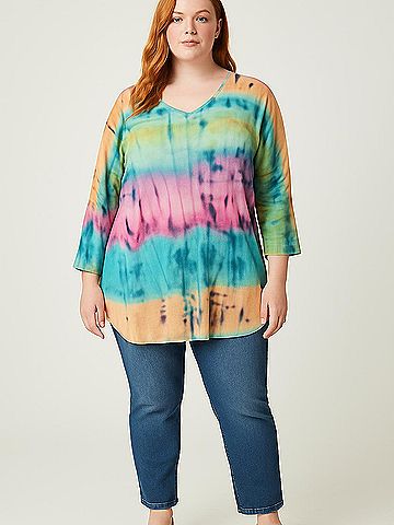 Honeyme 3/4 Sleeve Blouse (view 2)
