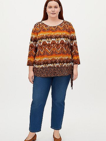 Ruby Rd. 3/4 Sleeve Top (view 2)