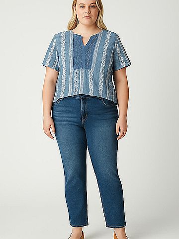 Como Vintage Short Sleeve Blouse (view 2)