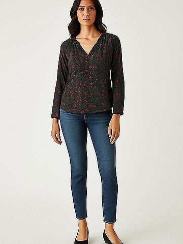 Roller Rabbit 3/4 Sleeve Blouse (view 2)