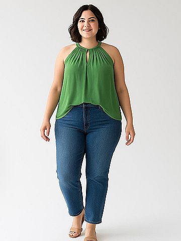 Sunday in Brooklyn Sleeveless Blouse (view 2)