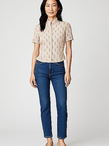 Kimchi Blue Short Sleeve Blouse (view 2)