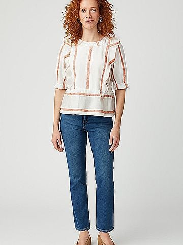 Corey Lynn Calter 3/4 Sleeve Blouse (view 2)