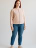 Ann Taylor LOFT 100% Viscose Pink 3/4 Sleeve Blouse Size L - photo 2