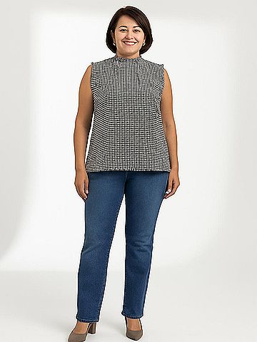 White House Black Market Sleeveless Blouse (view 2)