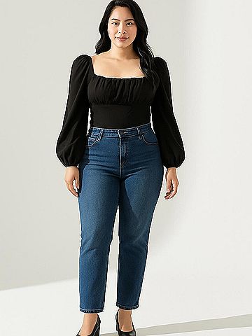 Princess Polly 3/4 Sleeve Blouse (view 2)