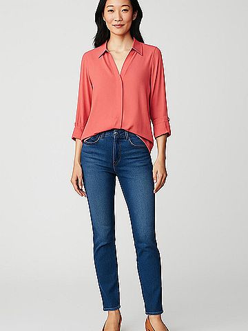 Tart 3/4 Sleeve Blouse (view 2)