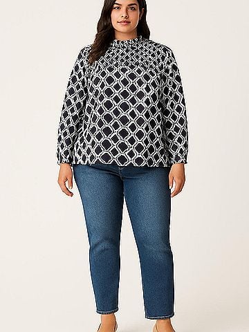 Crown & Ivy Long Sleeve Blouse (view 2)