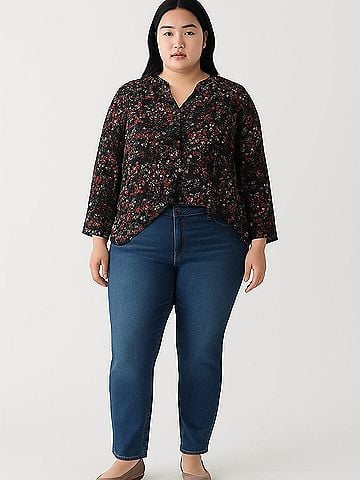 Maurices 3/4 Sleeve Blouse (view 2)