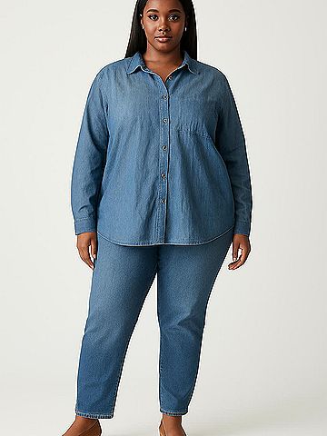 Sonoma Goods for Life 3/4 Sleeve Button-Down Shirt (view 2)