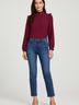 Who What Wear 100% Polyester Burgundy Long Sleeve Blouse Size M - photo 2