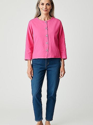 Sigrid Olsen 3/4 Sleeve Blouse (view 2)