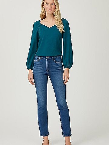 Ann Taylor 3/4 Sleeve Blouse (view 2)