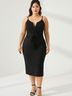 Bebe Black Cocktail Dress Size L - photo 2