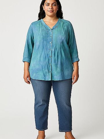 DressBarn 3/4 Sleeve Blouse (view 2)