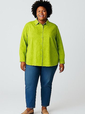 Studio Works 3/4 Sleeve Blouse (view 2)