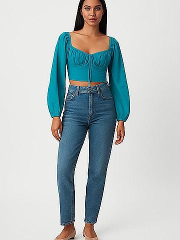 Princess Polly 3/4 Sleeve Blouse (view 2)