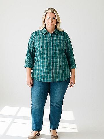 Cj Banks 3/4 Sleeve Blouse (view 2)