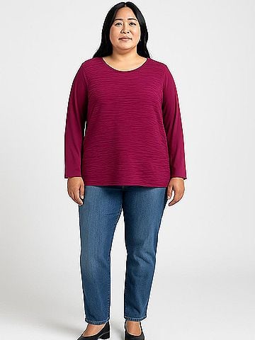 Cj Banks 3/4 Sleeve Top (view 2)