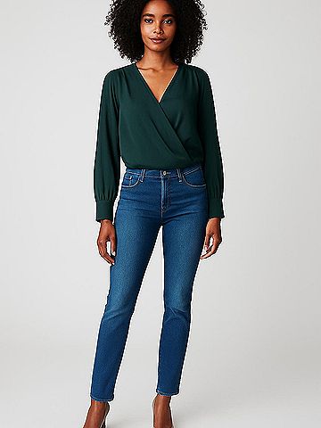 Banana Republic Factory Store Long Sleeve Blouse (view 2)