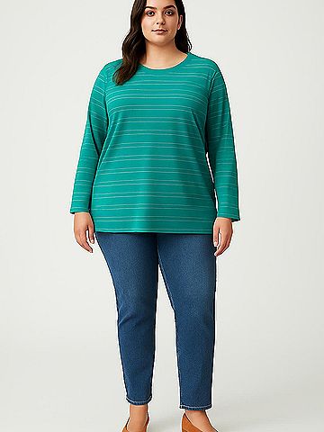 Cj Banks 3/4 Sleeve Top (view 2)