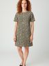 Zara Graphic Gray Casual Dress Size XS - photo 2