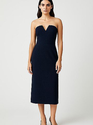 By Anthropologie Blue Cocktail Dress Size 8