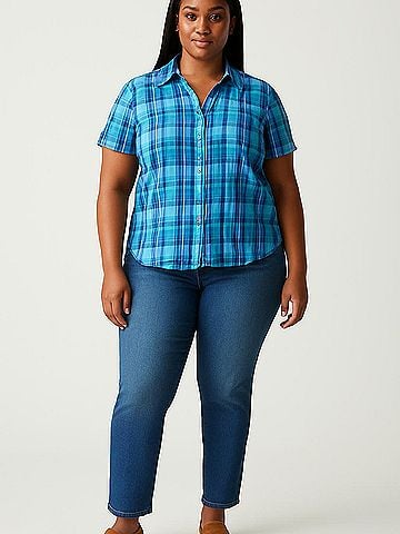 White Stag Short Sleeve Blouse (view 2)