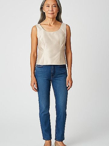 Kasper Sleeveless Blouse (view 2)